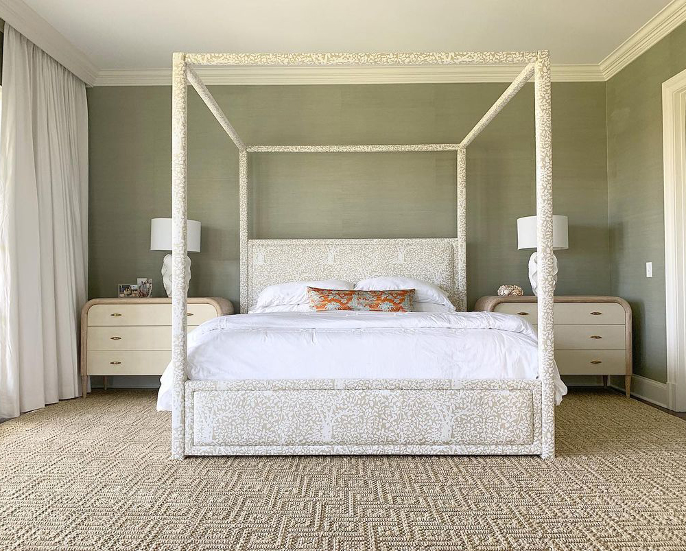 China Seas Arbre de Matisse bed by crosby designs hugo interiors